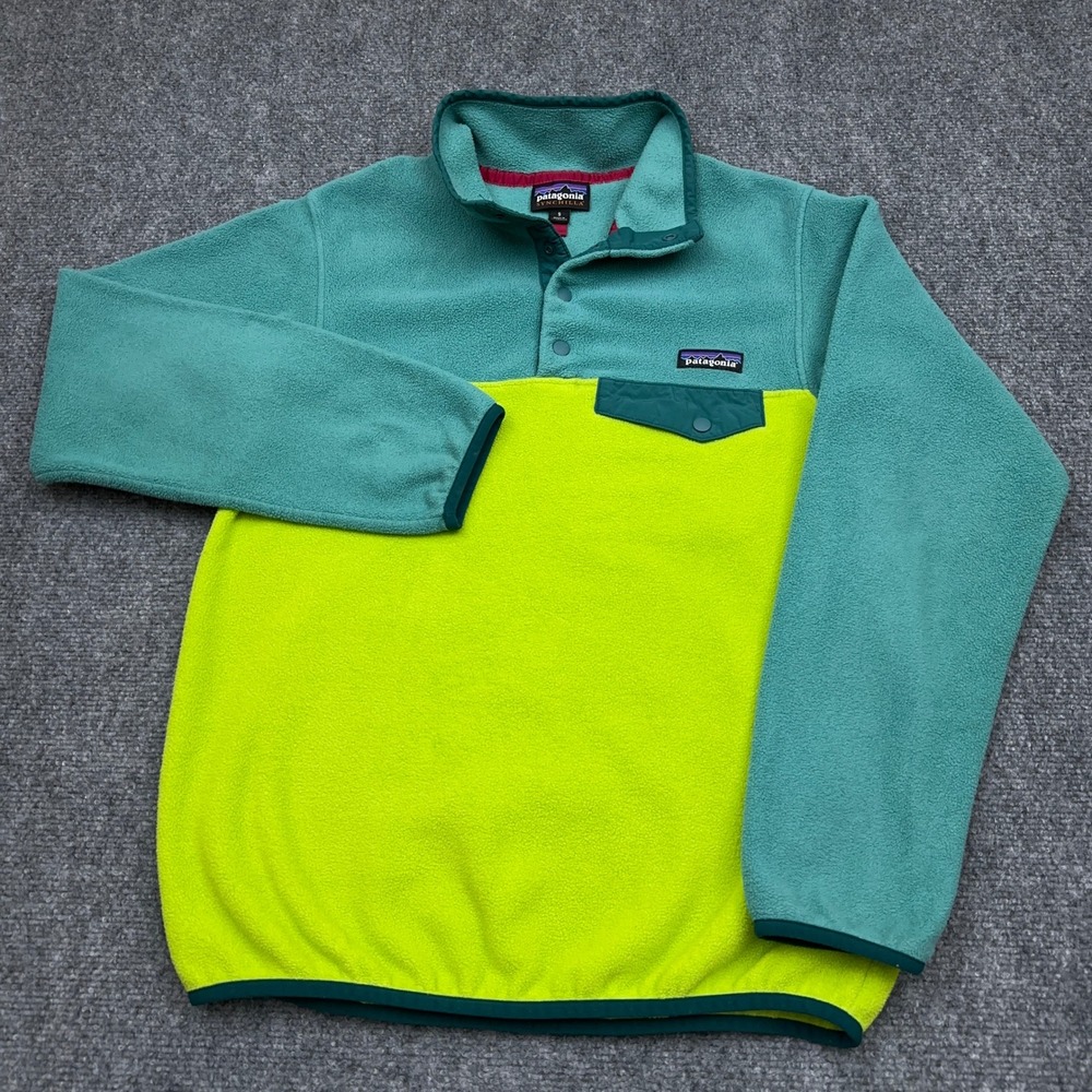 Patagonia Lightweight Synchilla Snap-T Pullover Women S Peppergrass Green Fleece